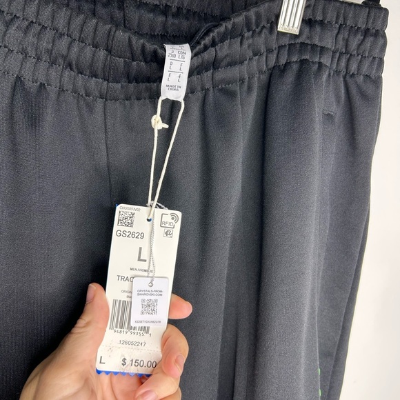NWT Adidas SWAROVSKI Crystals Studed TRACK PANT Sweat Size Large - Picture 7 of 10